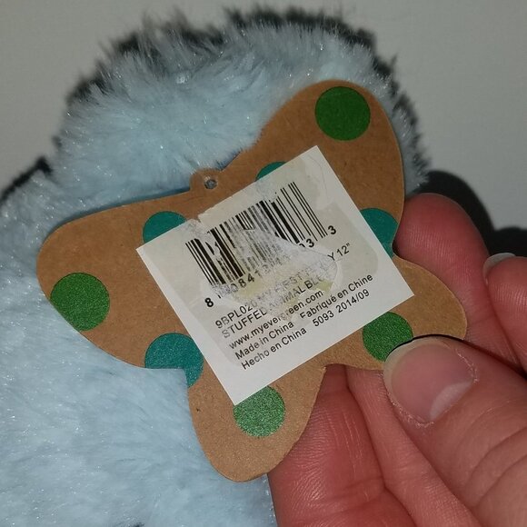 NEW My First Teddy Bear Plush 12" Lovey Toy Baby Boy Blossoms & Buds Evergreen - Picture 7 of 8